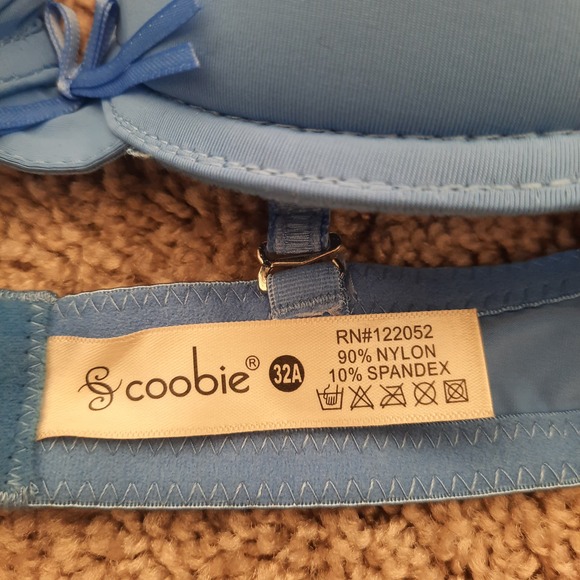 NWT Coobie 32 A Bra..  Padded Underwire, removable straps. - Picture 3 of 4